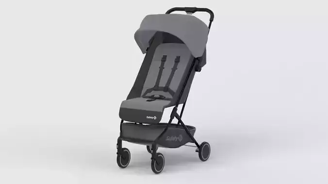 Baby stroller 3D model 3D model