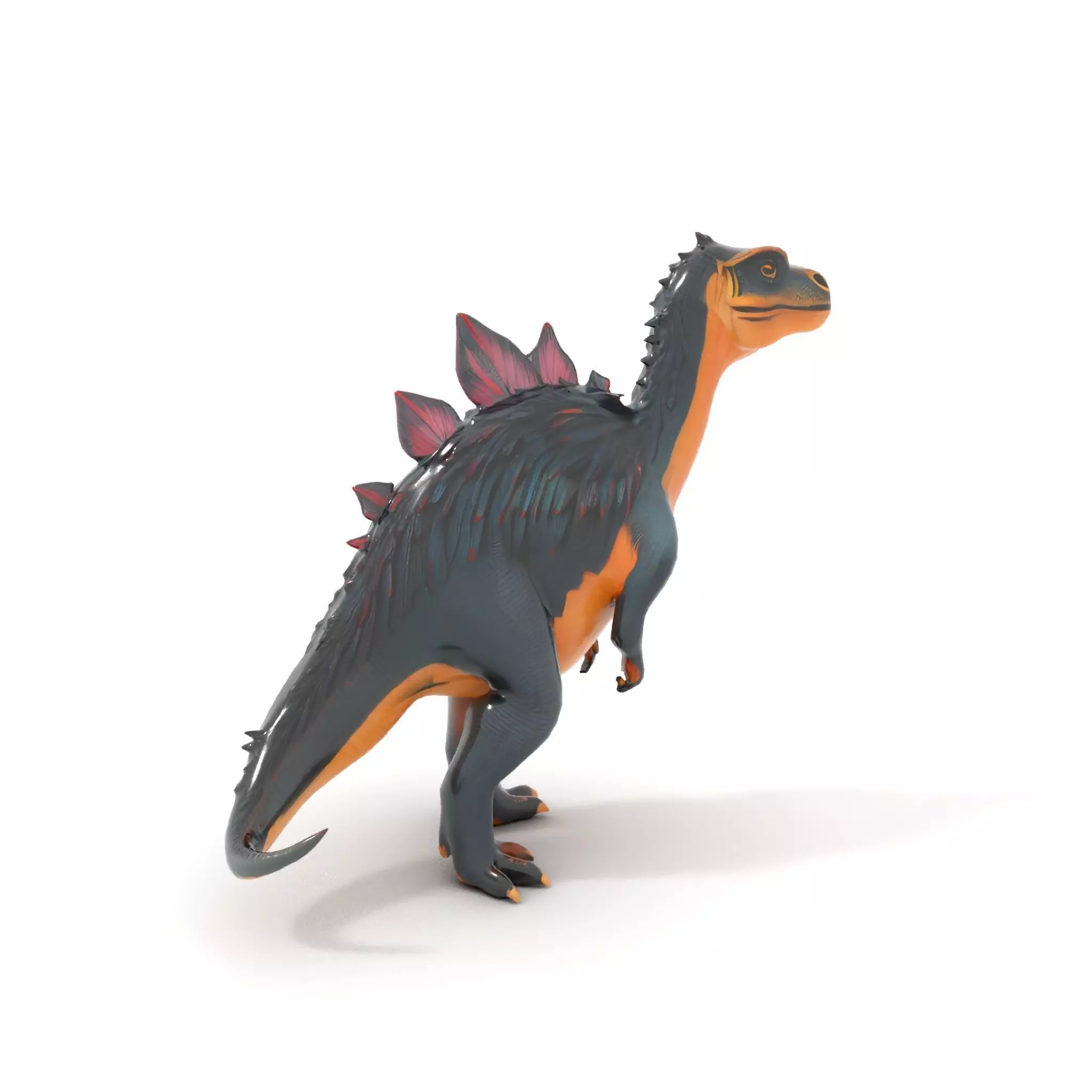 Spiky Dinosaur model pack Low-poly 3D model_12