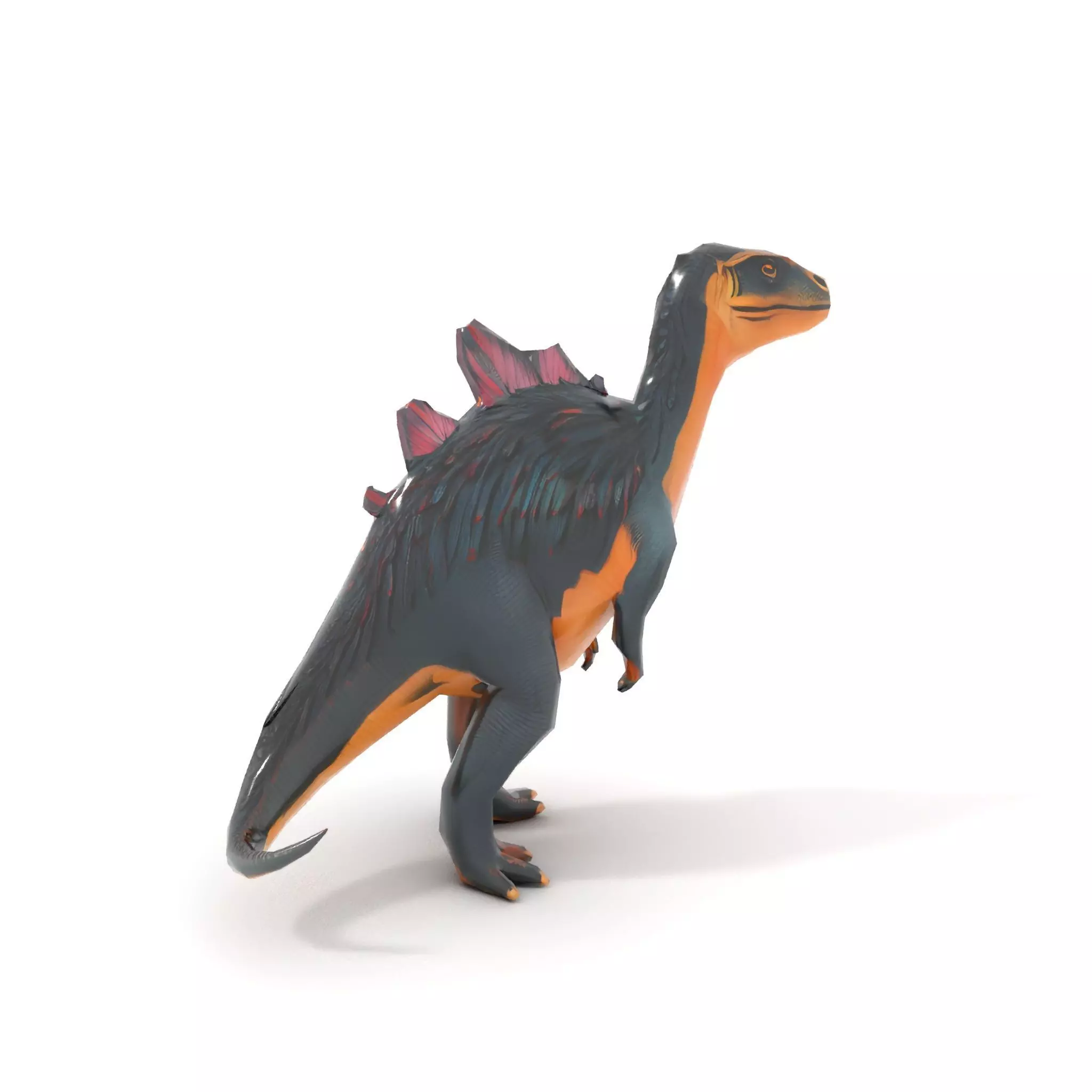 Spiky Dinosaur model pack Low-poly 3D model_8