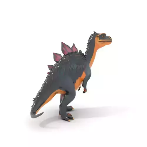 Spiky Dinosaur model pack Low-poly 3D model Spiky Dinosaur model pack Low-poly 3D model
