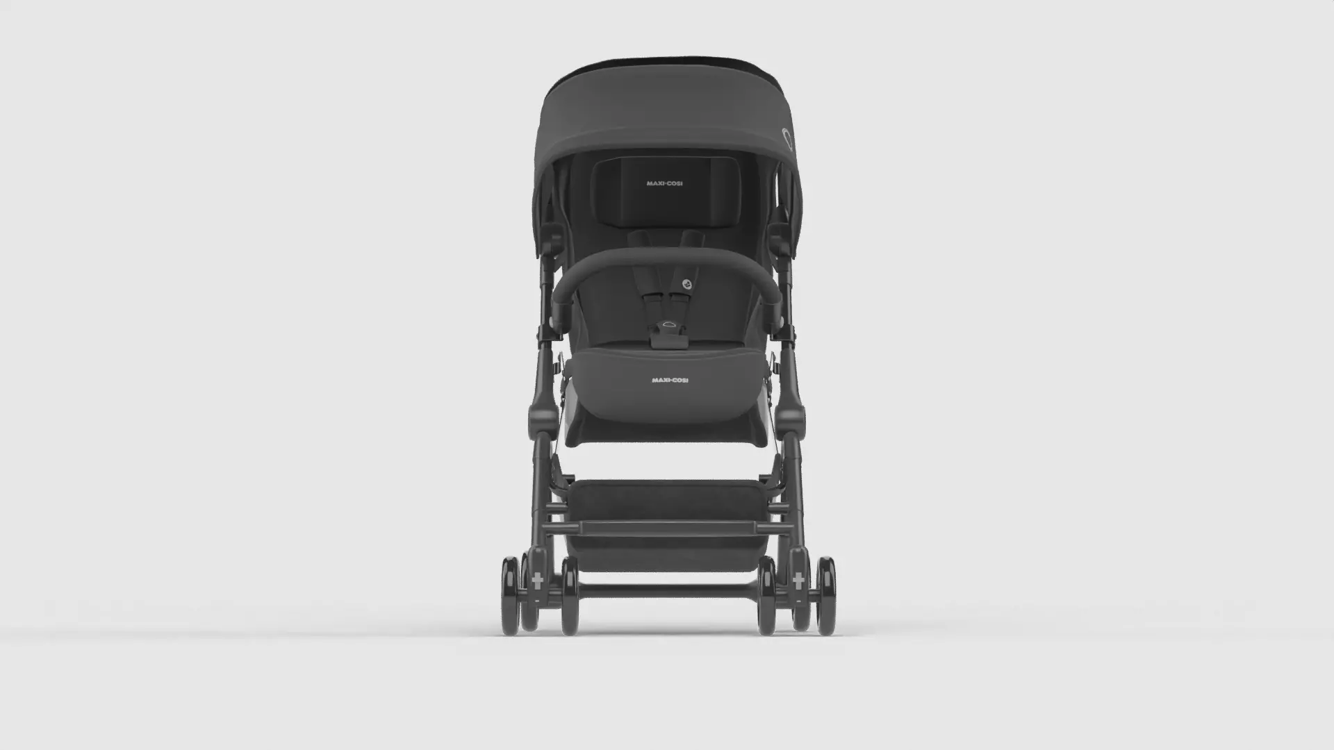 Baby stroller 3D model 3D model_1