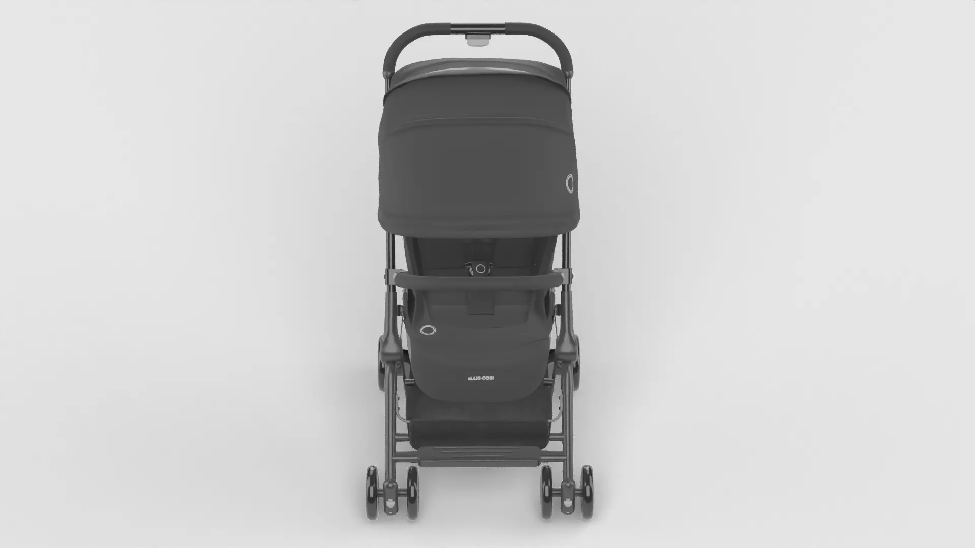 Baby stroller 3D model 3D model_2