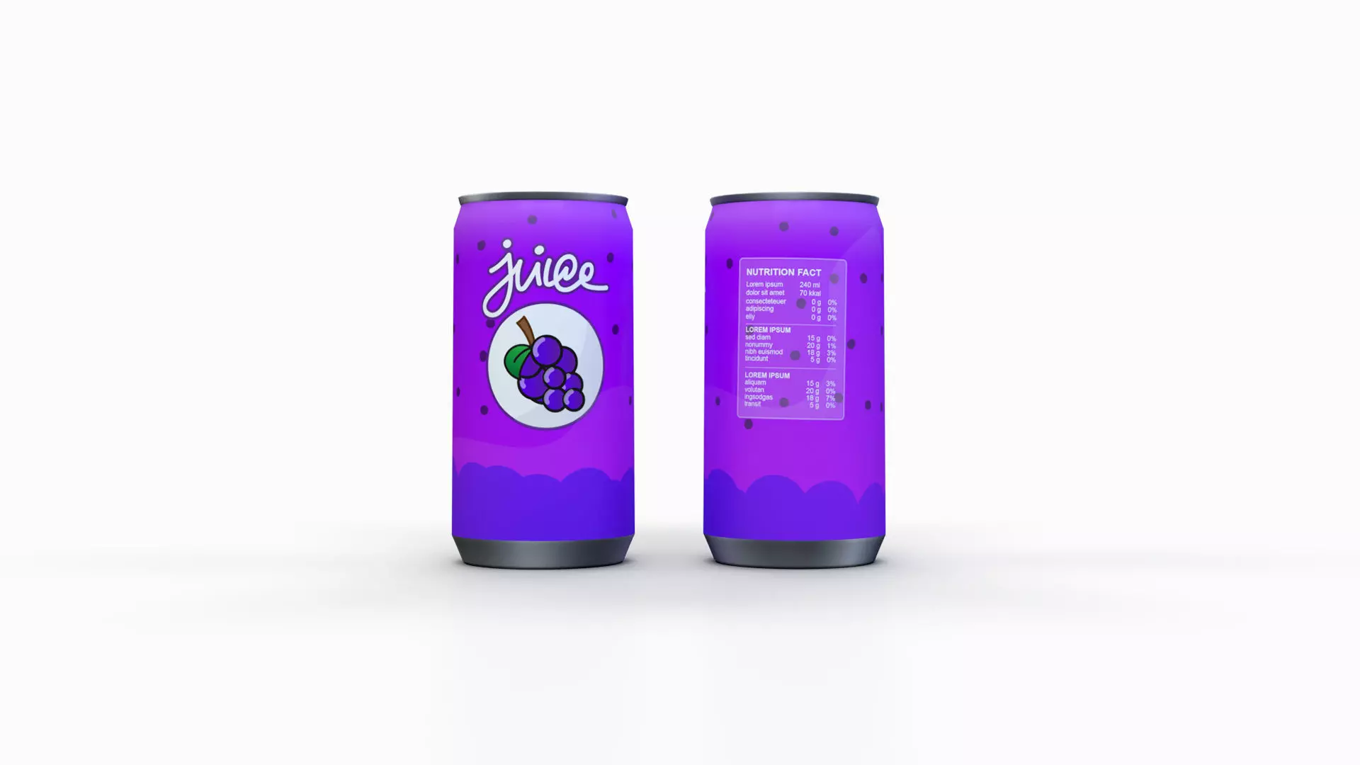 Packaged Drinks 3D model_2