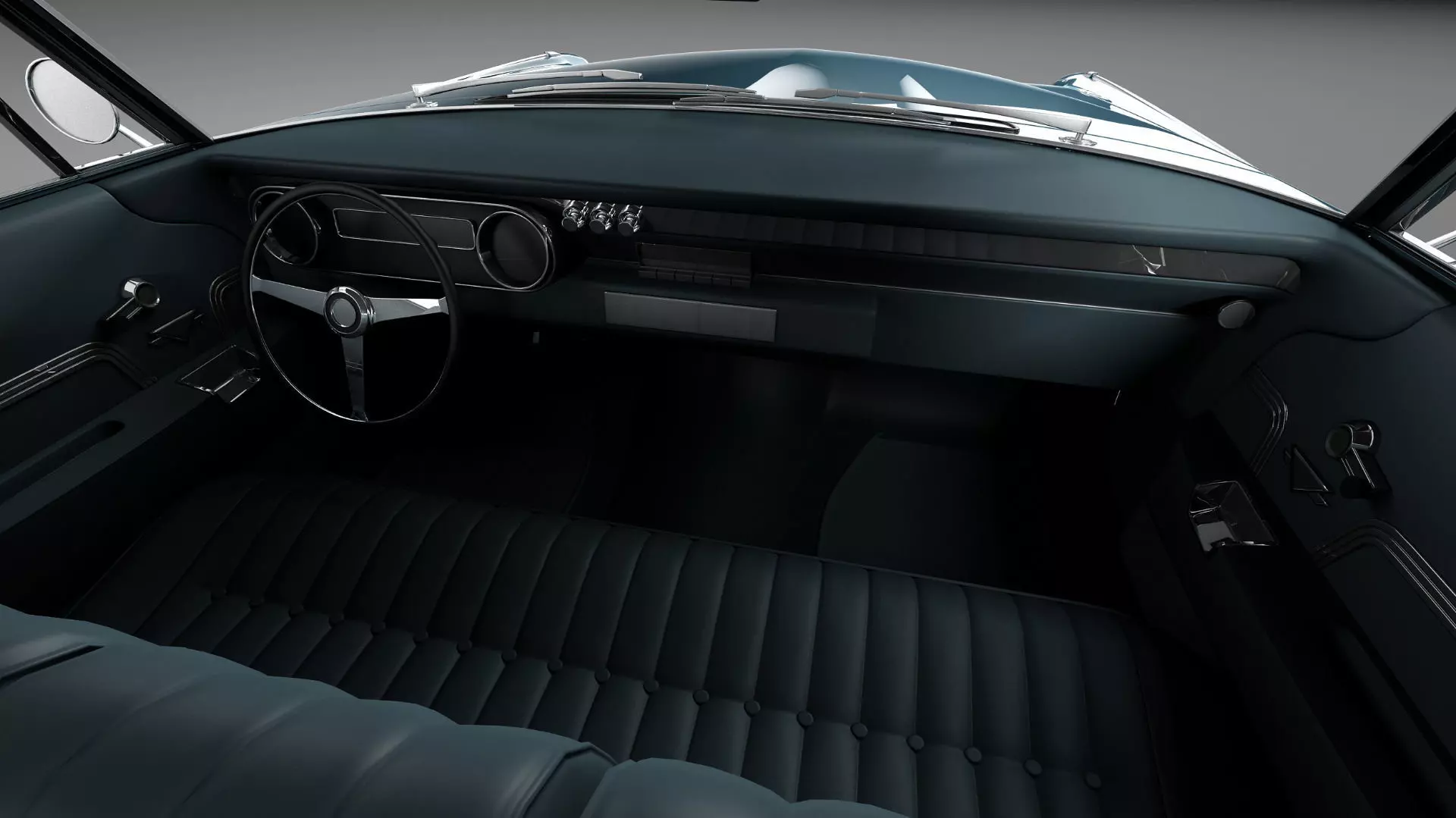 Cadillac DeVille 1965 coupe 3D model_16