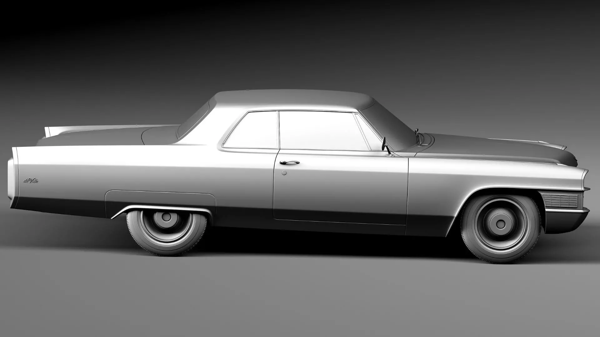 Cadillac DeVille 1965 coupe 3D model_14