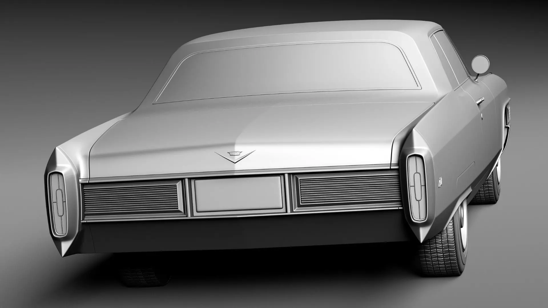 Cadillac DeVille 1965 coupe 3D model_13