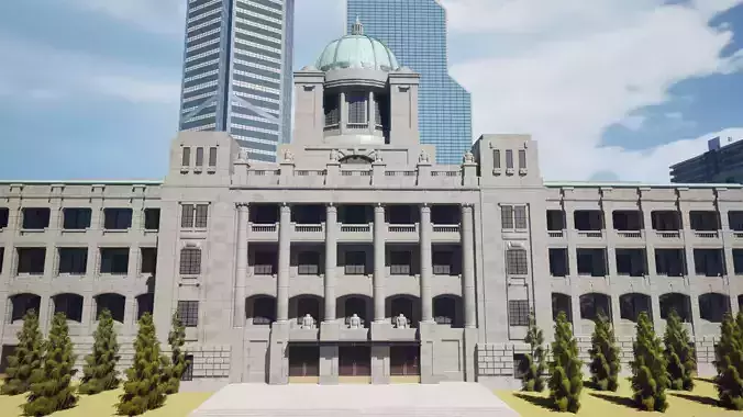 ELVIS Korean Neoclassical Government Office