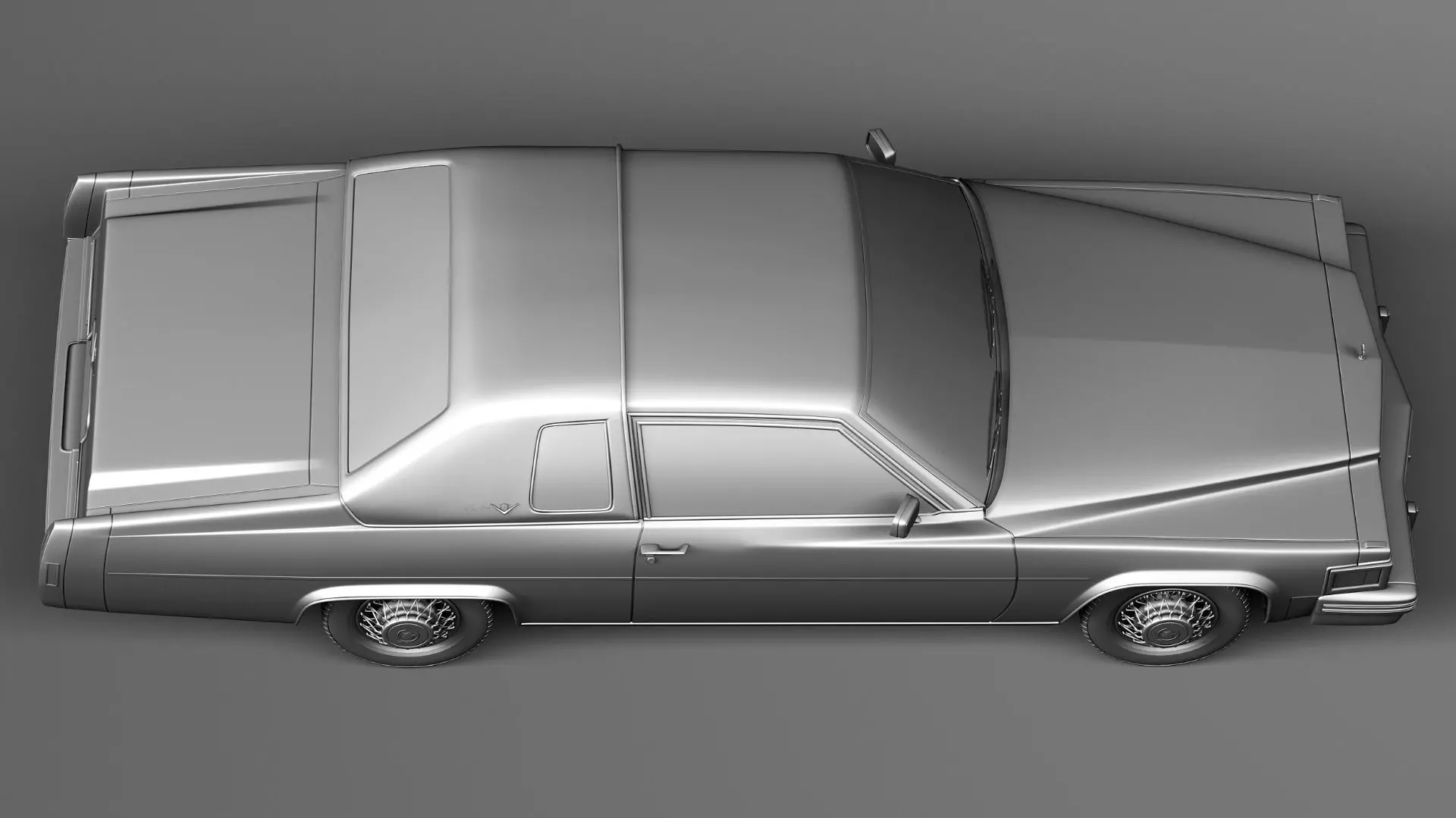 Cadillac DeVille Coupe 1977 3D model_15