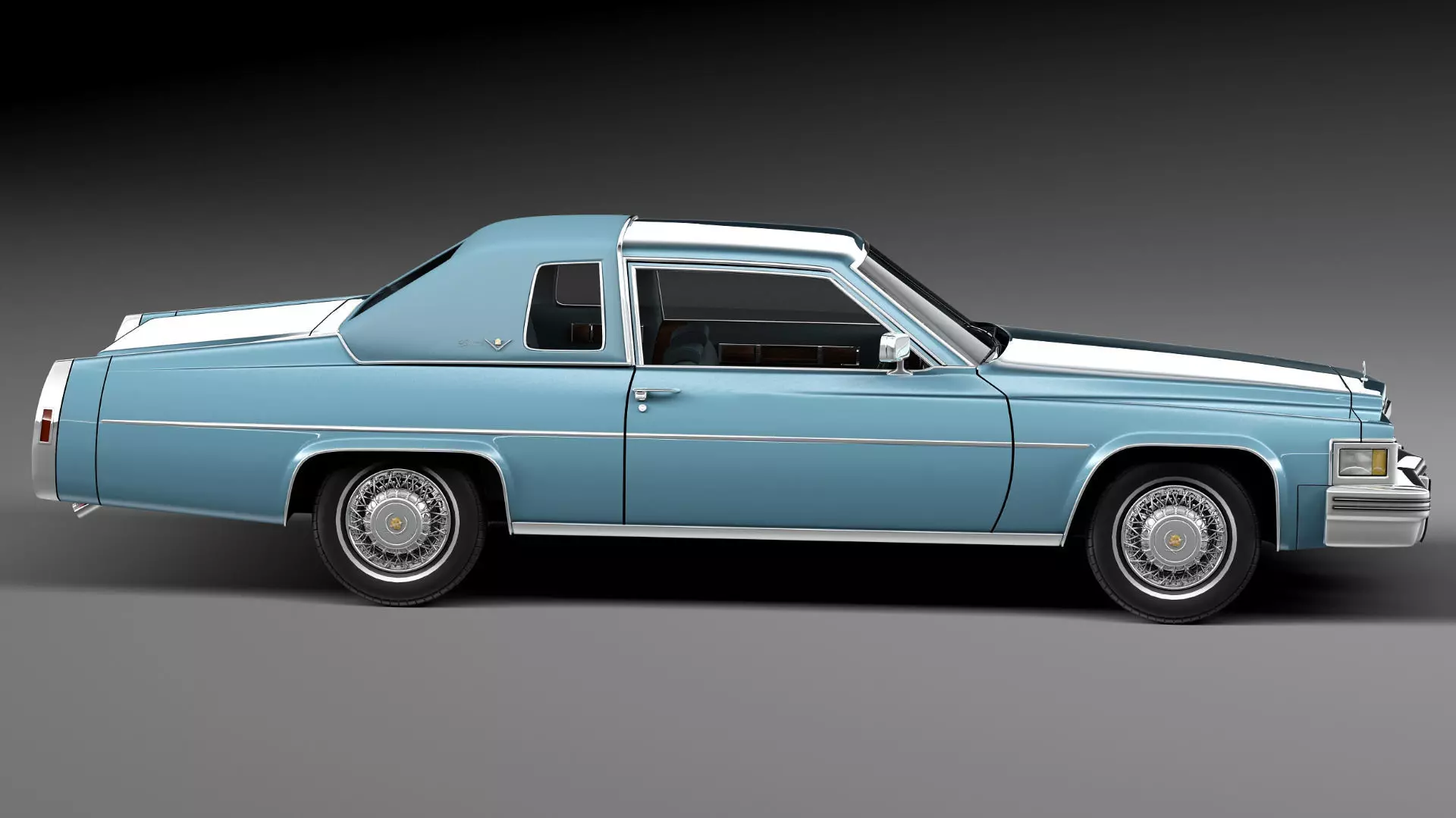 Cadillac DeVille Coupe 1977 3D model_6