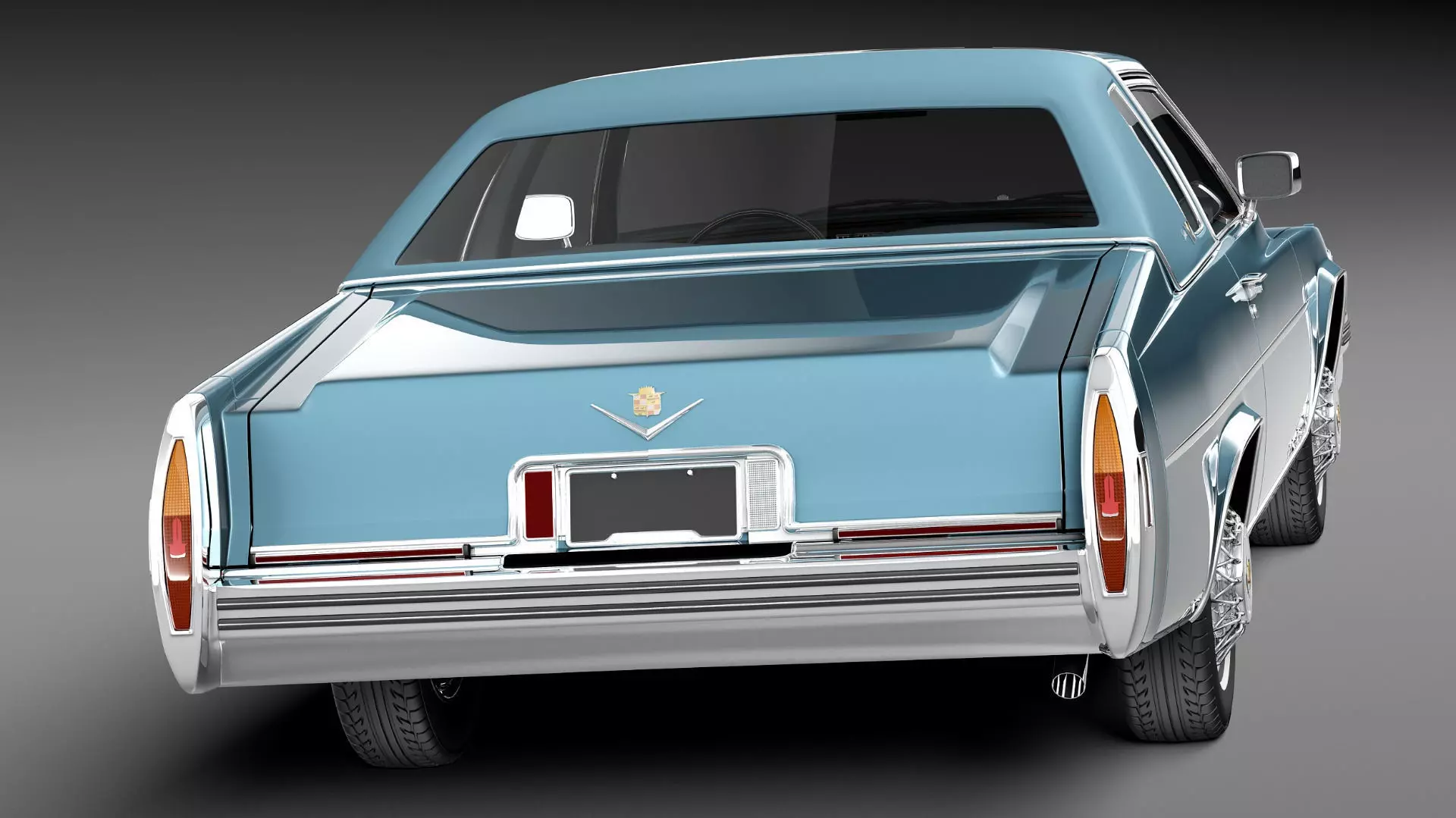 Cadillac DeVille Coupe 1977 3D model_5