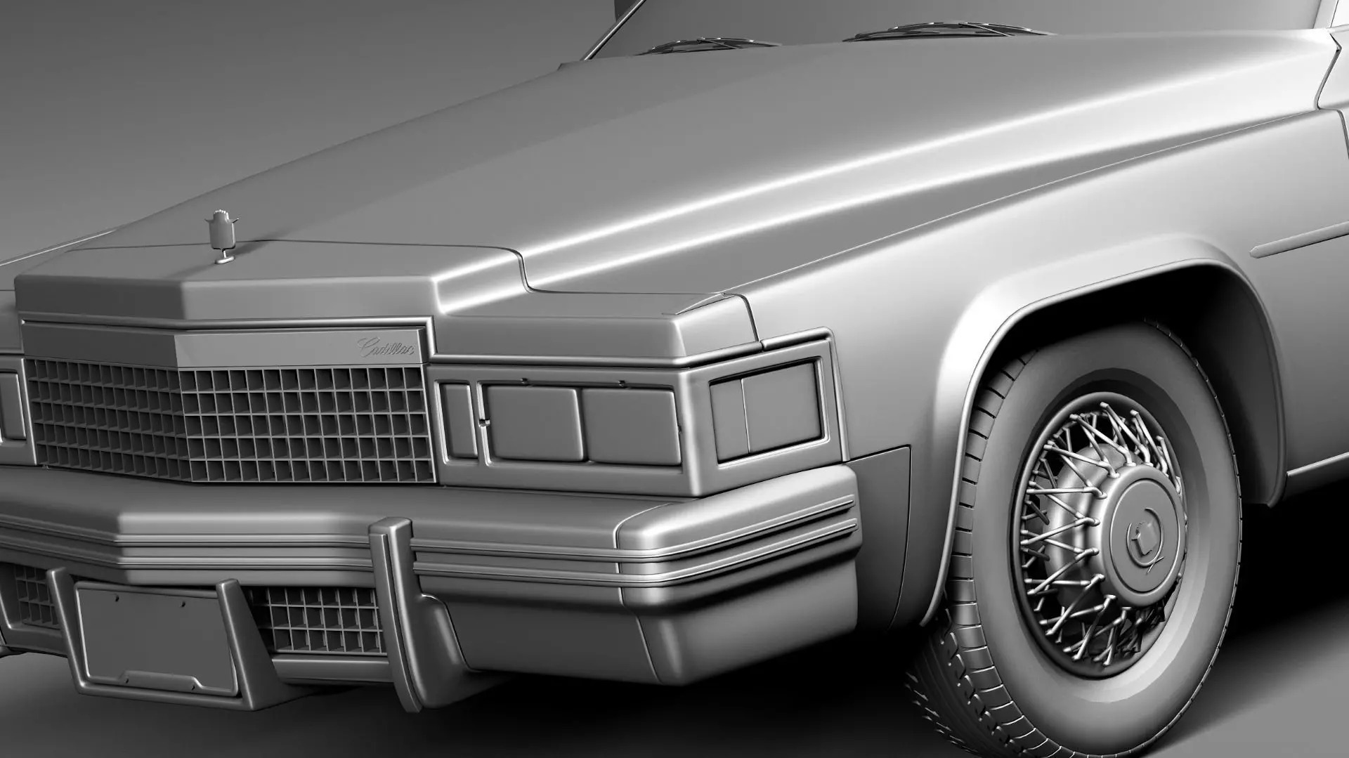 Cadillac DeVille Coupe 1977 3D model_10
