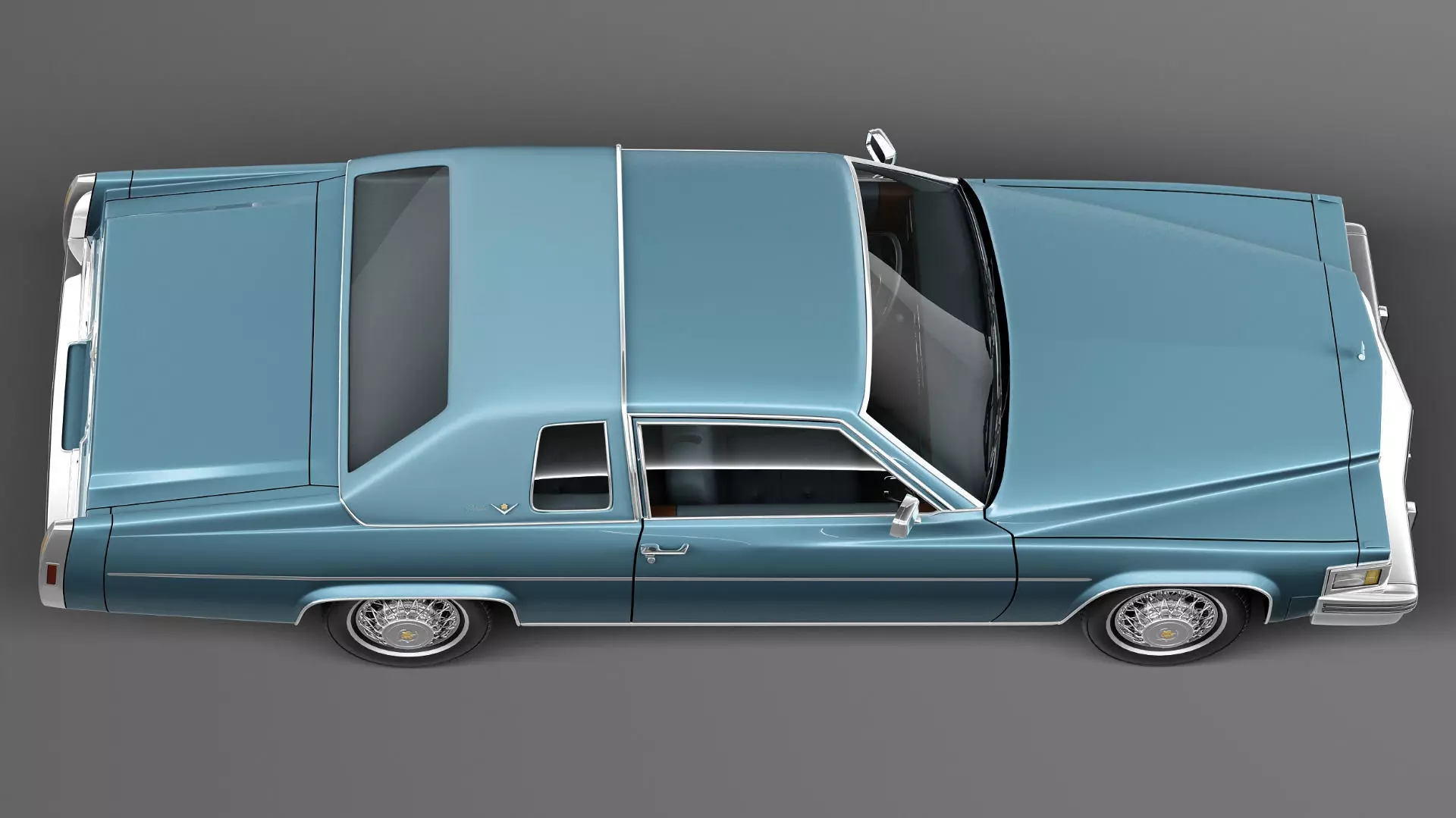 Cadillac DeVille Coupe 1977 3D model_7