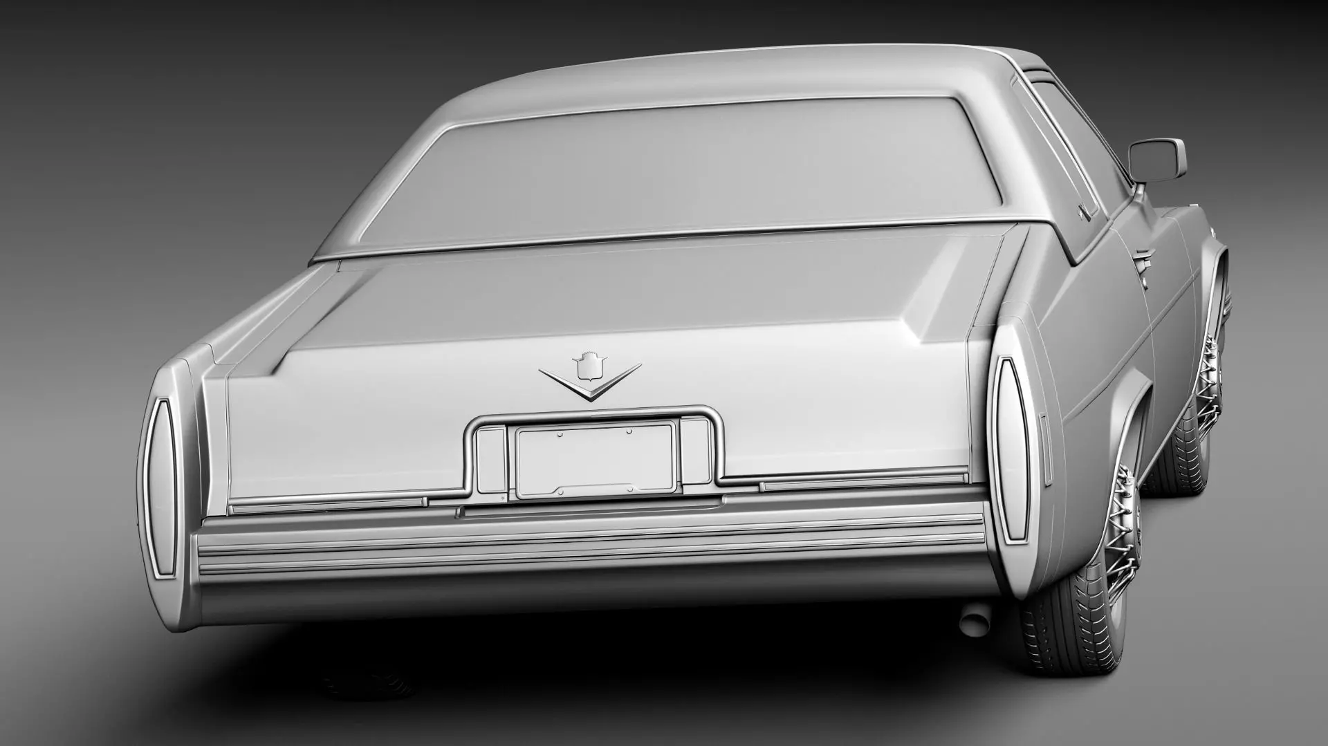 Cadillac DeVille Coupe 1977 3D model_13