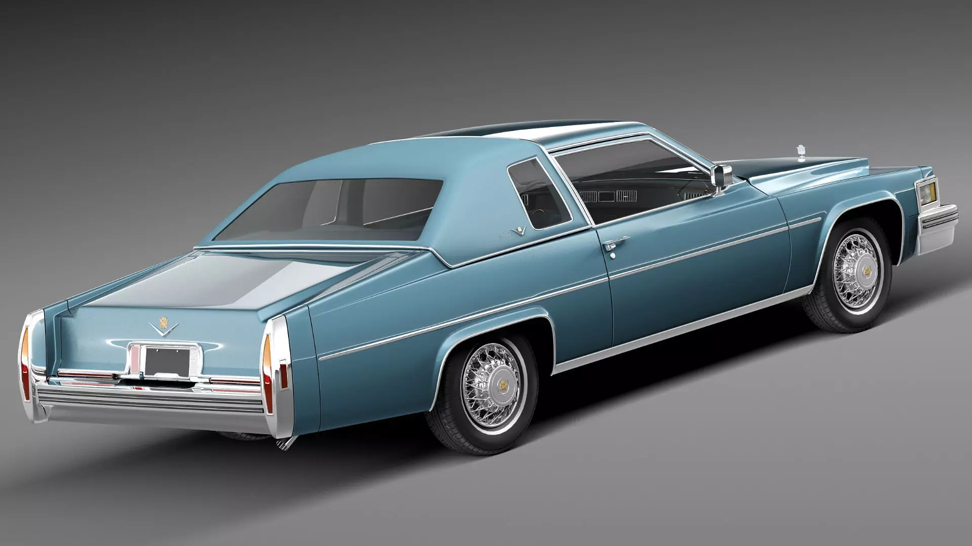 Cadillac DeVille Coupe 1977 3D model_4