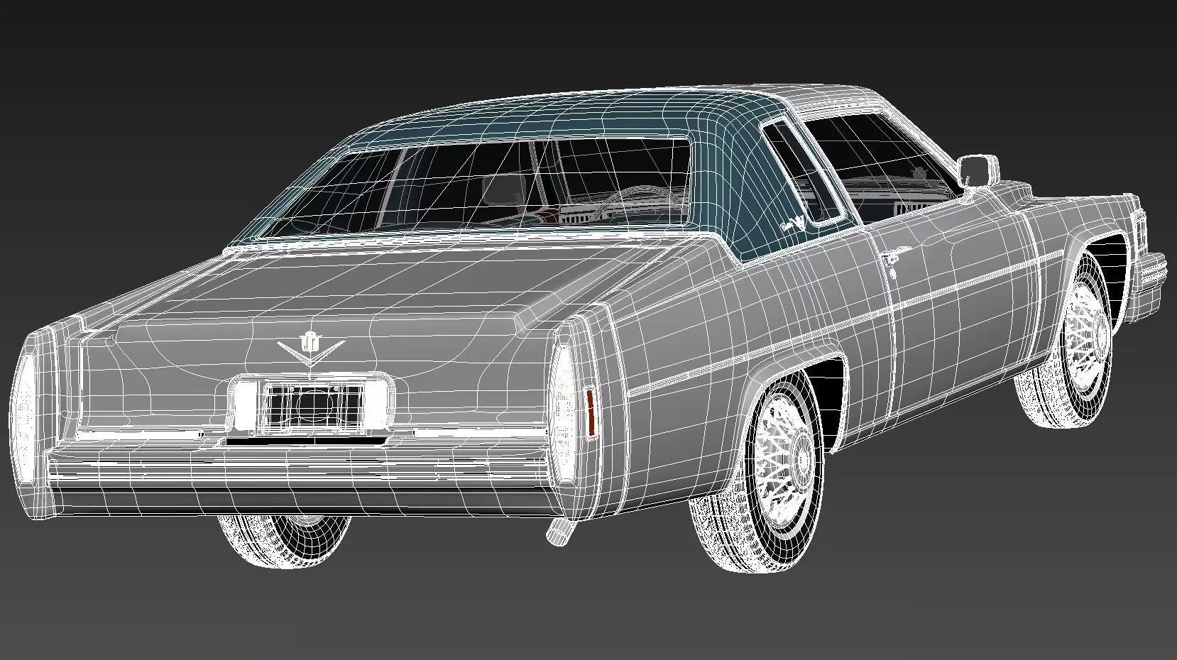 Cadillac DeVille Coupe 1977 3D model_18