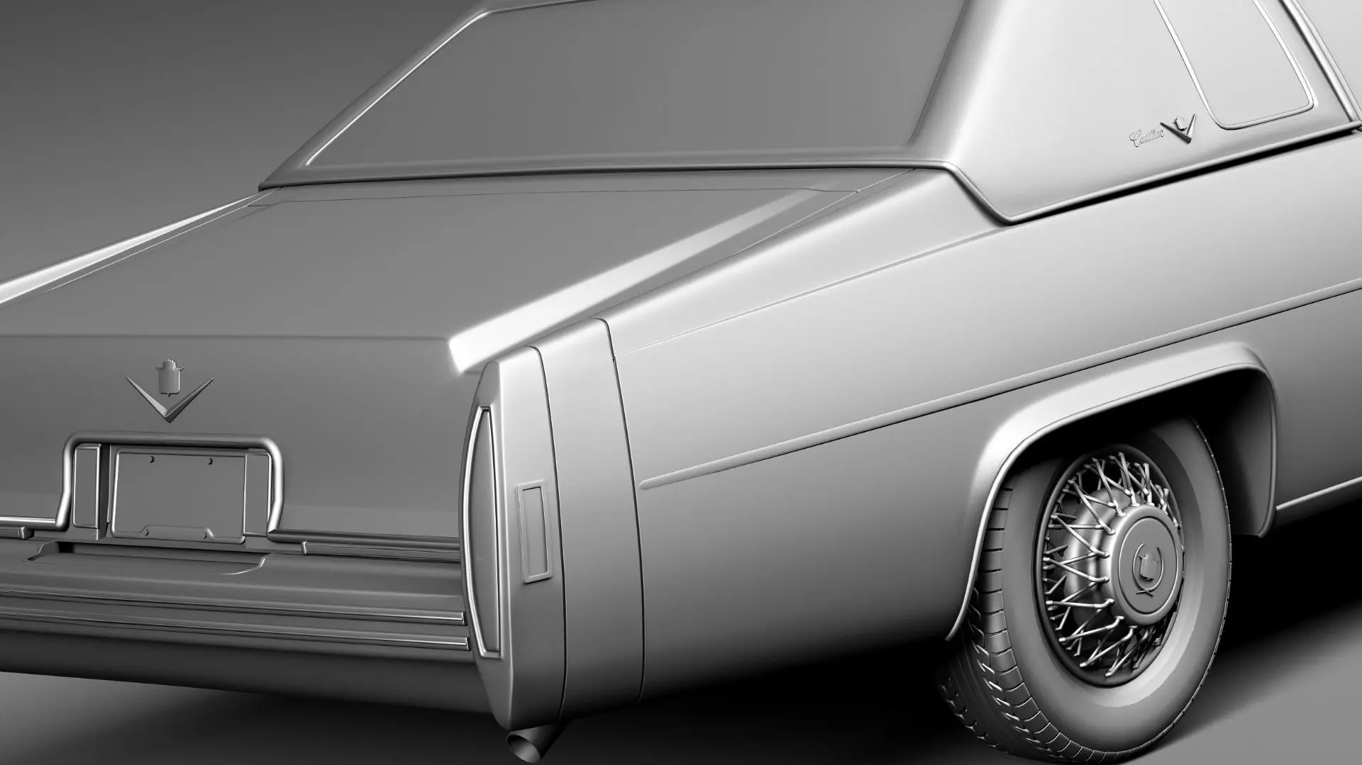 Cadillac DeVille Coupe 1977 3D model_11