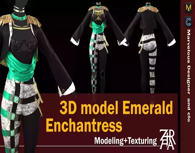 model Emerald Enchantress