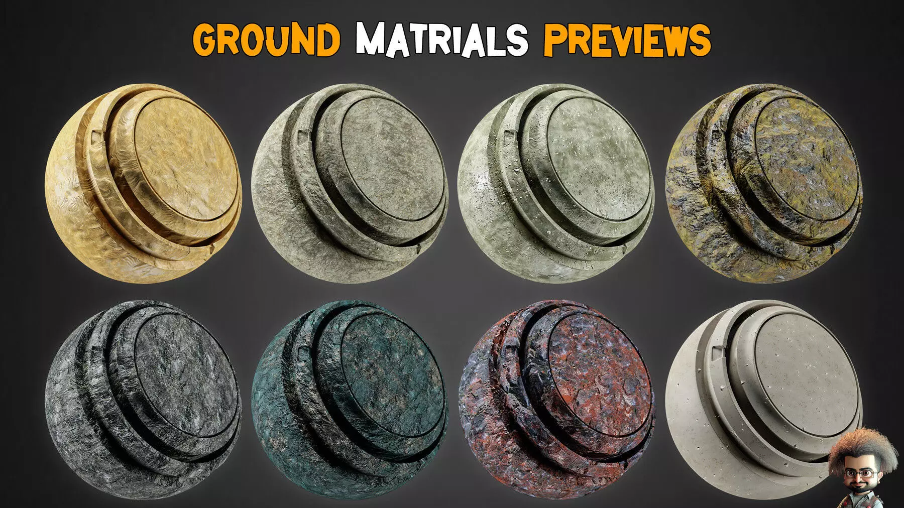 30 Ground Smart Materials PBR Texture Vol 23 Texture_1