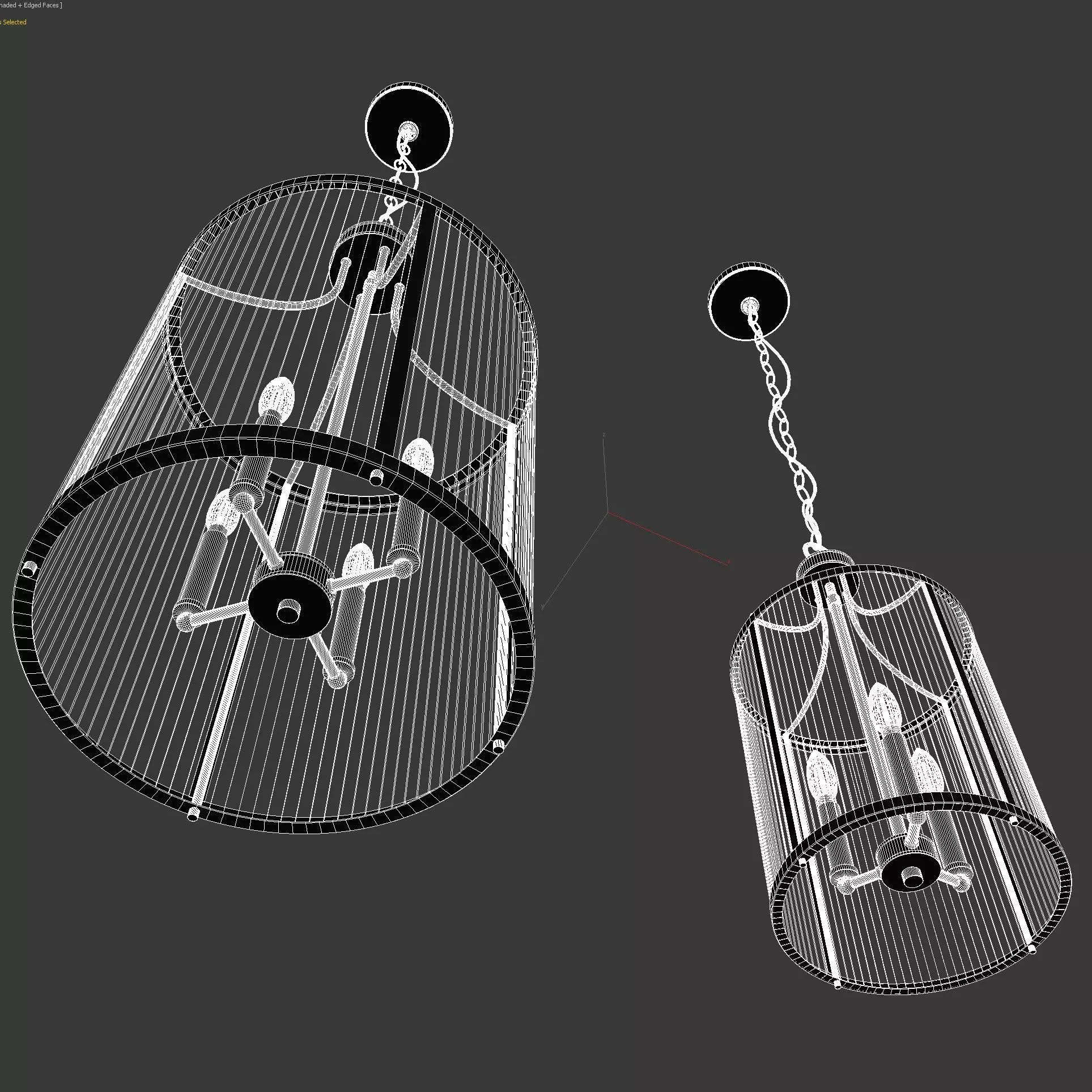 Progress lighting Gilliam ceiling light 3D model_6
