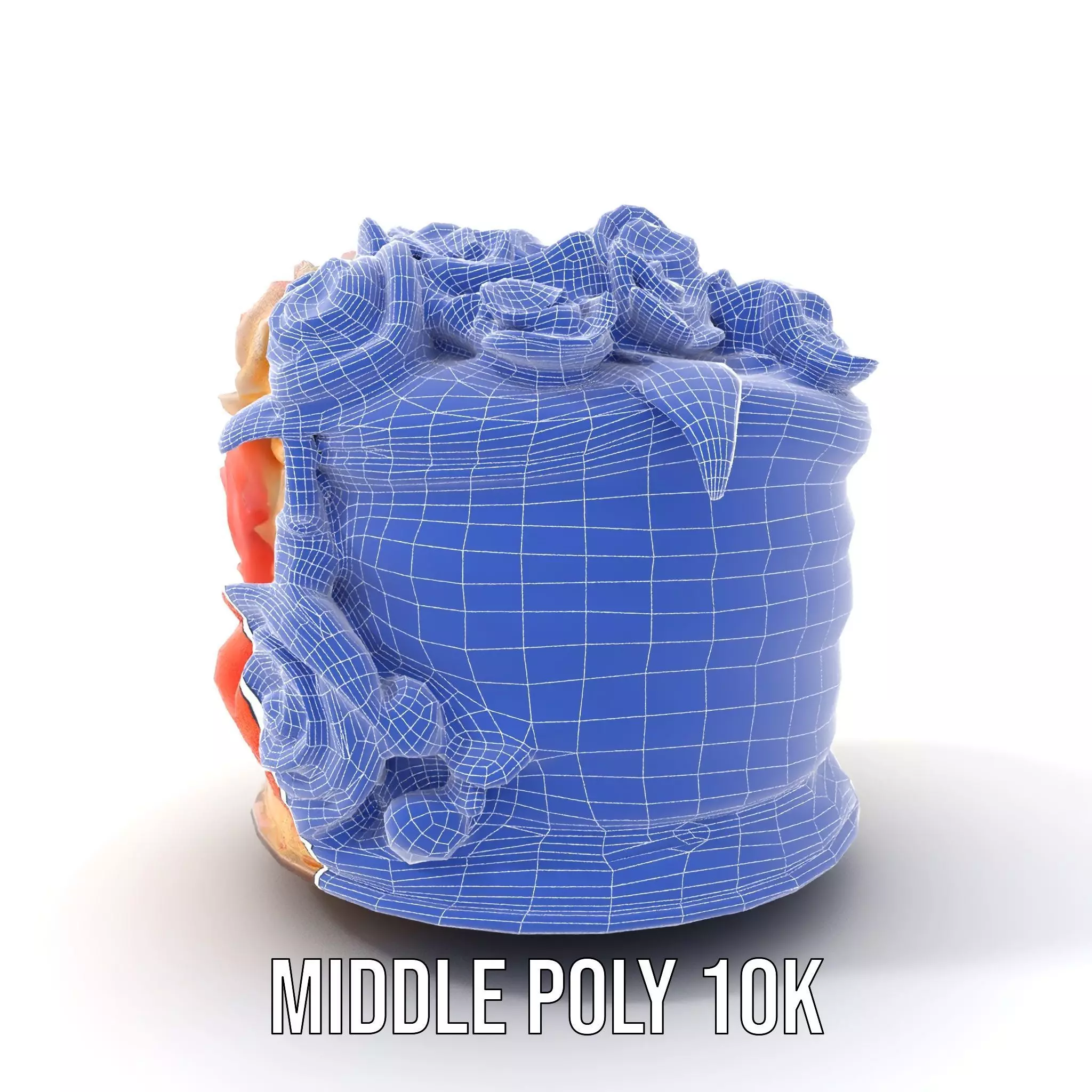 Floral Cake Design model pack Low-poly 3D model_19