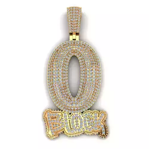 luxury hipop pendant