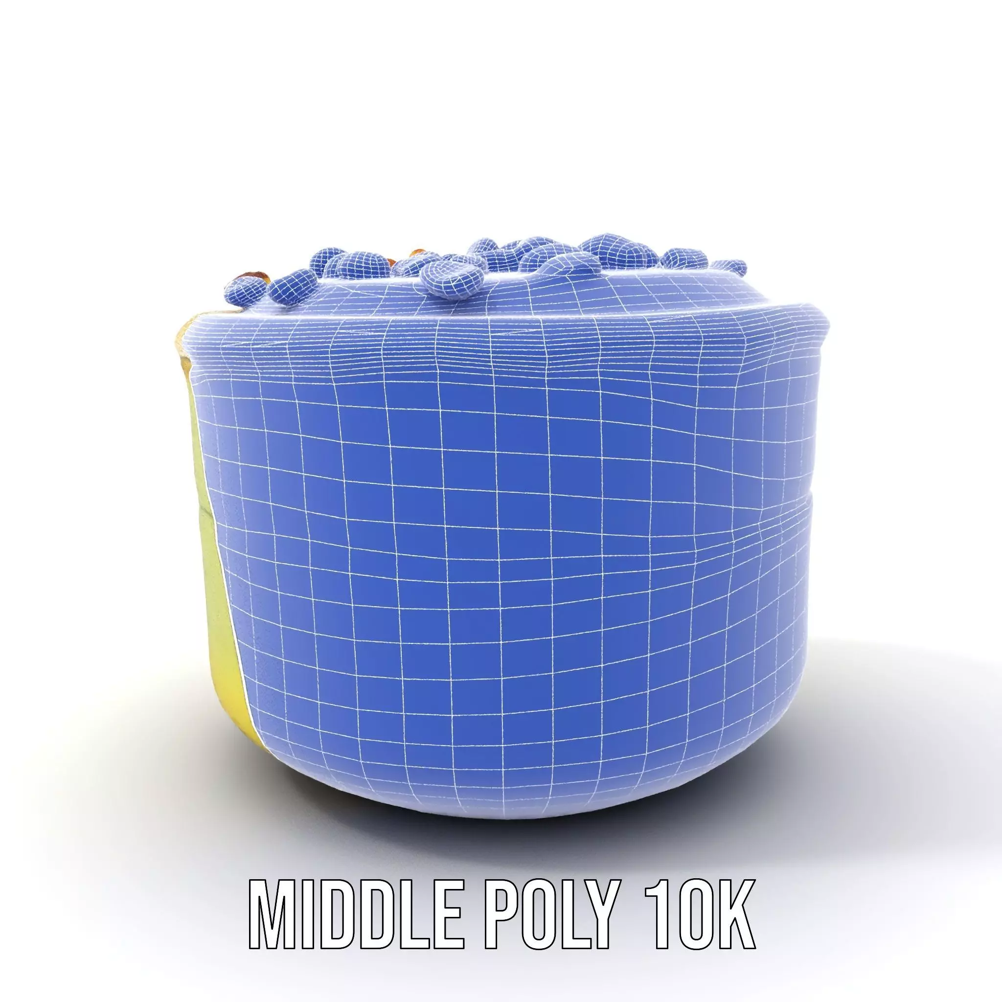 Creamy Pistachio Cake model pack Low-poly 3D model_19