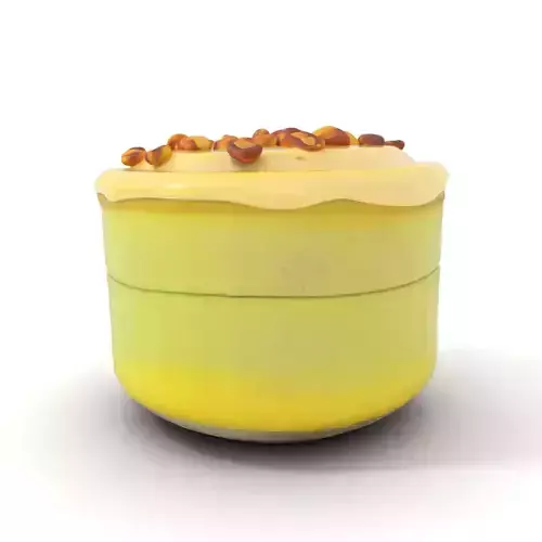 Creamy Pistachio Cake model pack Low-poly 3D model