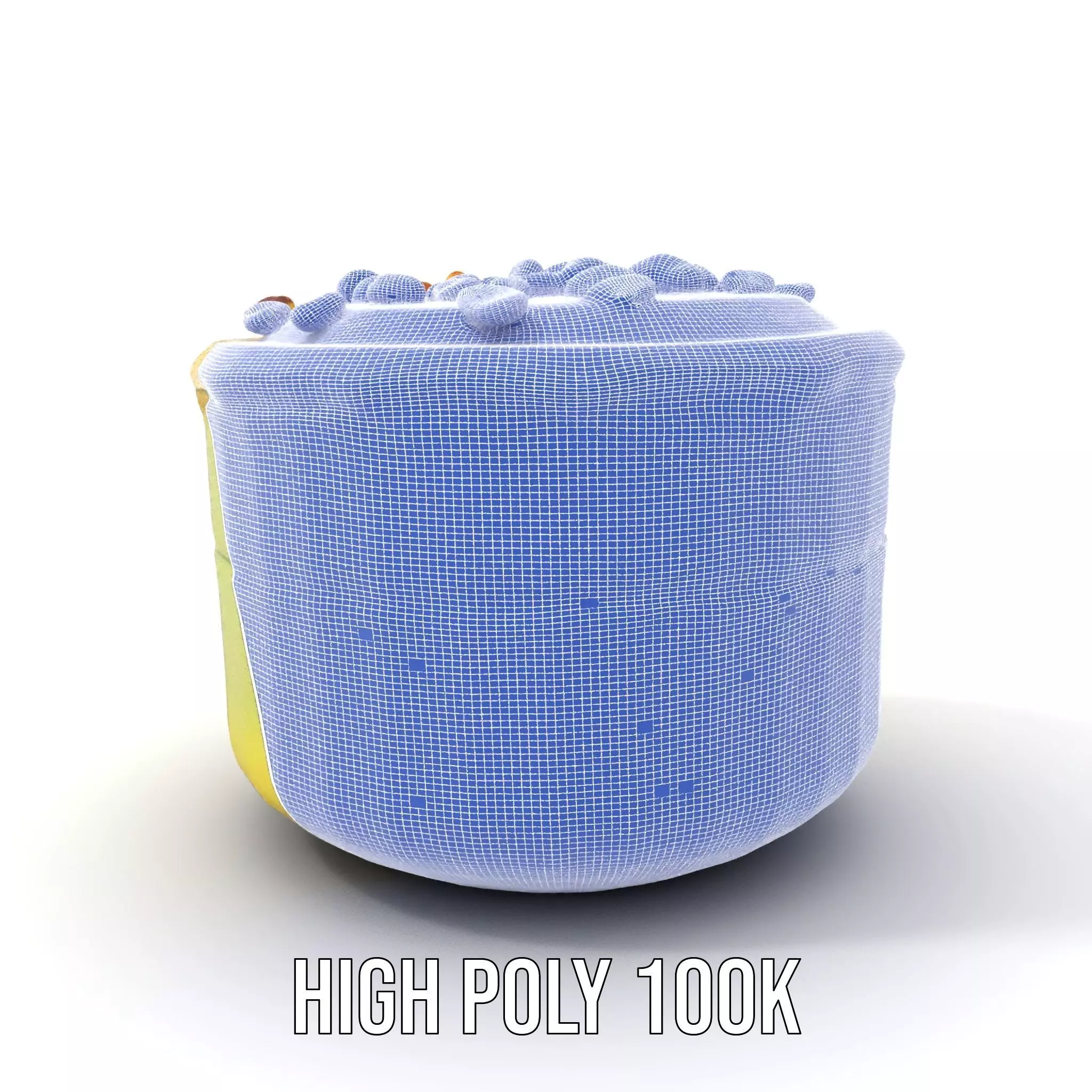 Creamy Pistachio Cake model pack Low-poly 3D model_5