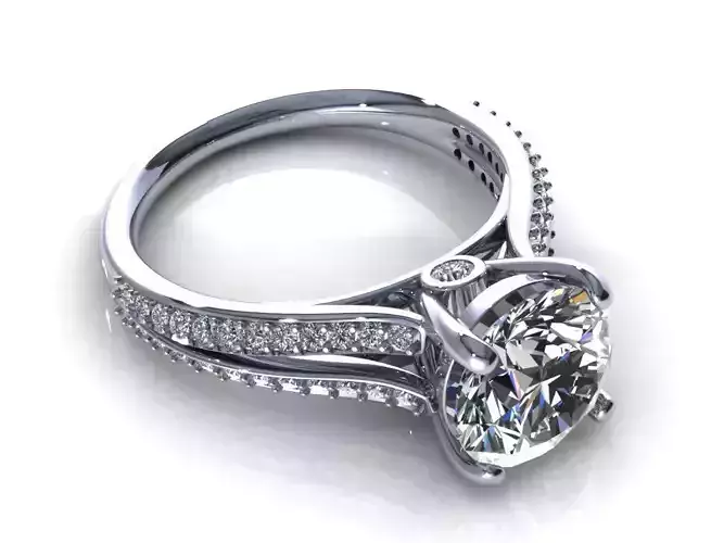 Round Diamond Engagement Ring