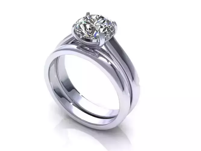 Bridal Set Woman Wedding Ring
