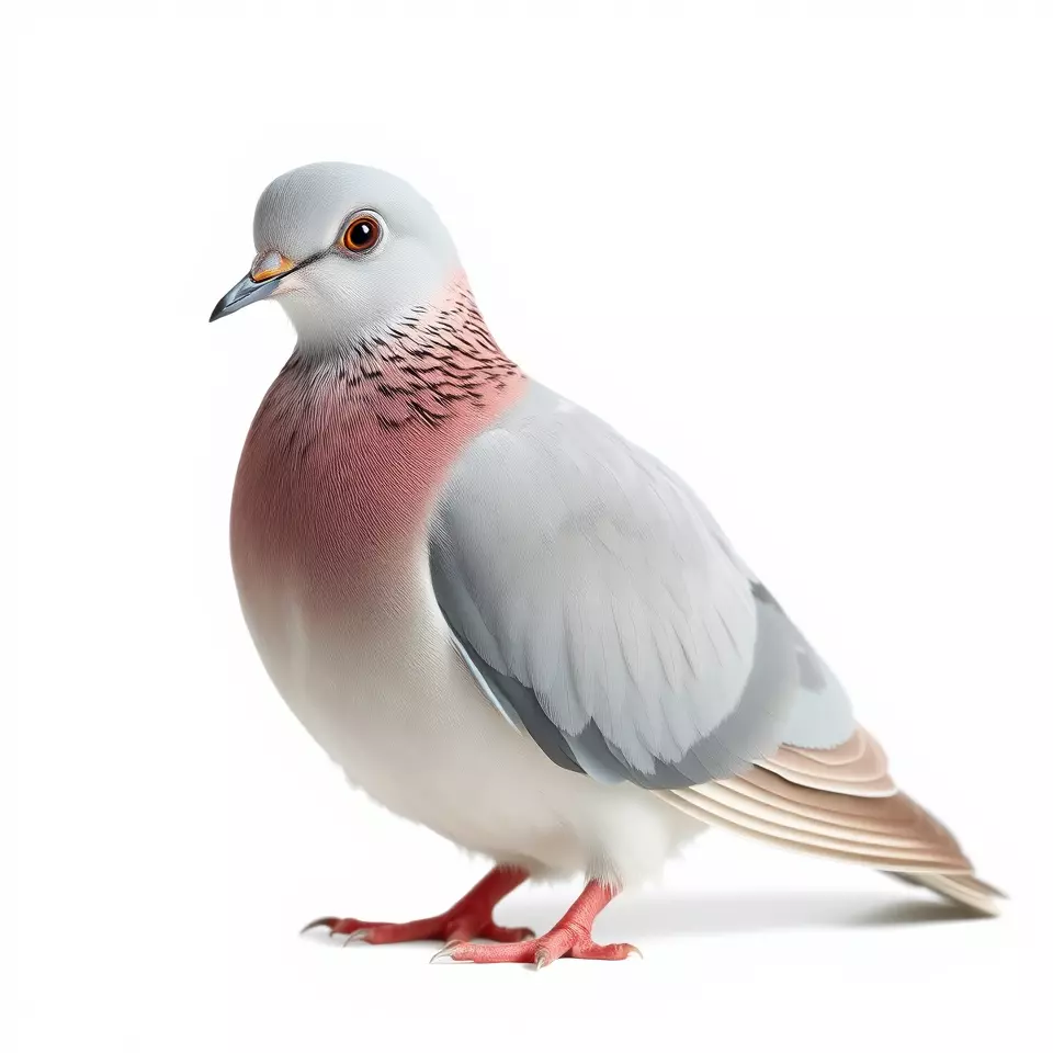 Elegant Pigeon Model Pack Low-poly 3D model_3