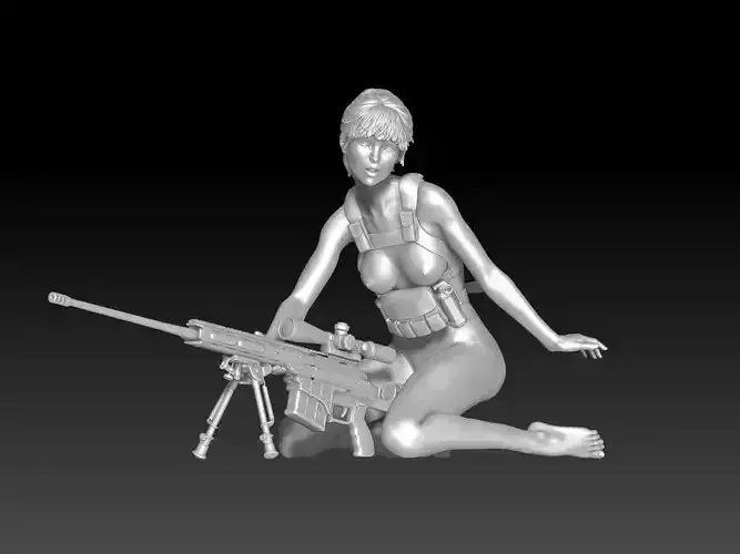 sniper girl pose 2