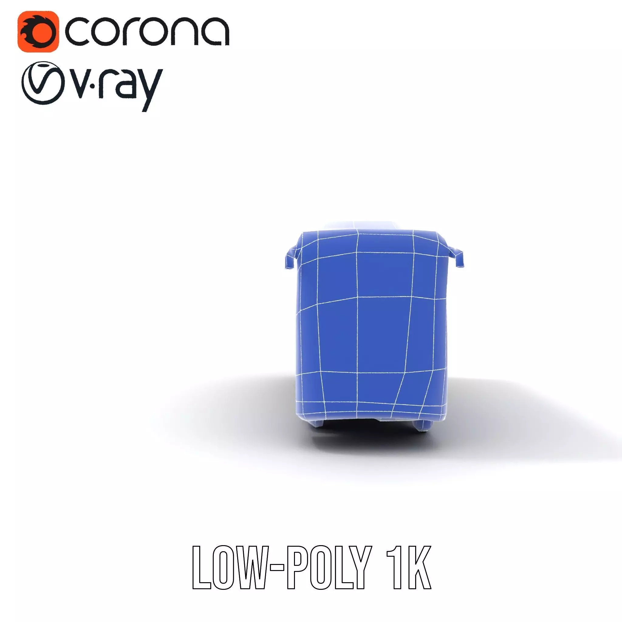 Gray Urban Bus model pack Low-poly 3D model_13