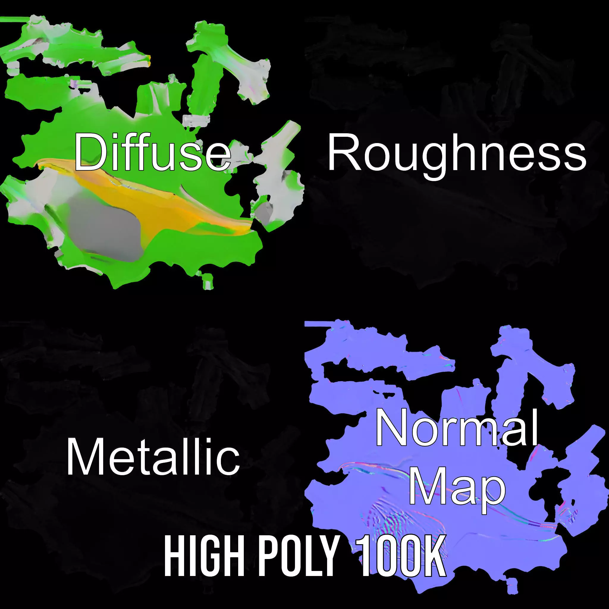 Crystal Water Splash model pack Texture_4