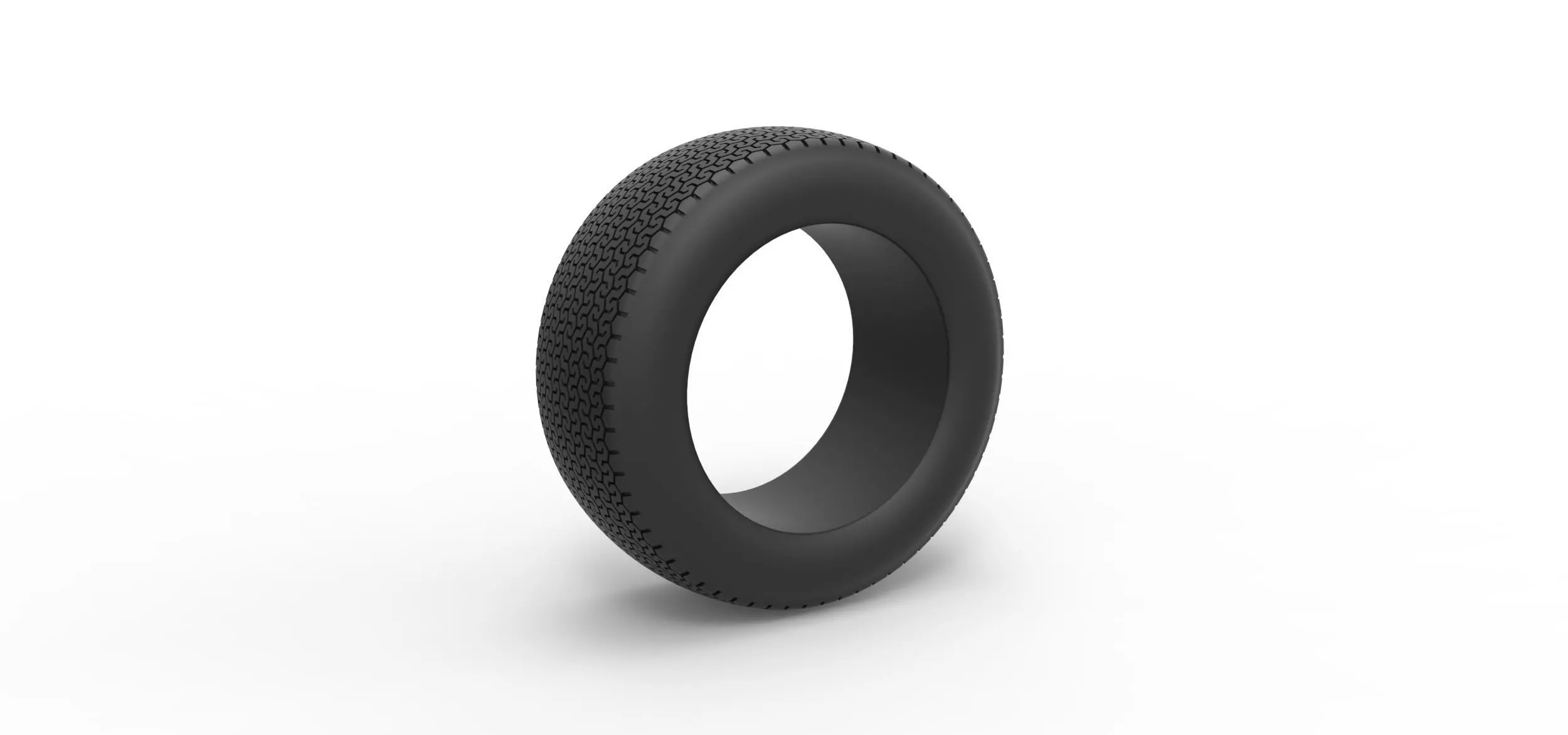 Tire of Dirt Modified stock car V8 Scale 1 to 25 3D print model