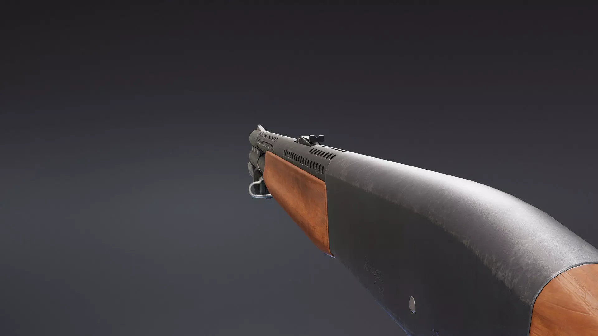 Remington Model 7188 Low-poly 3D model_5