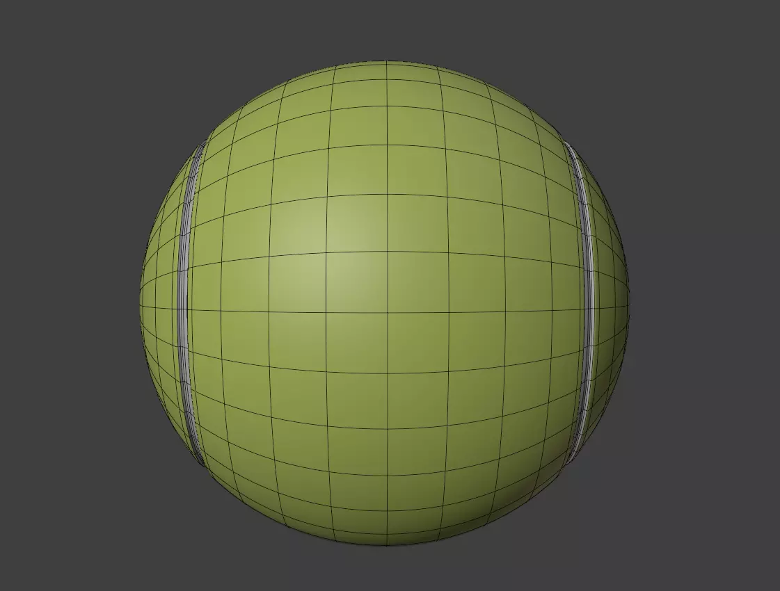 3D Tennis Ball 3D model_6