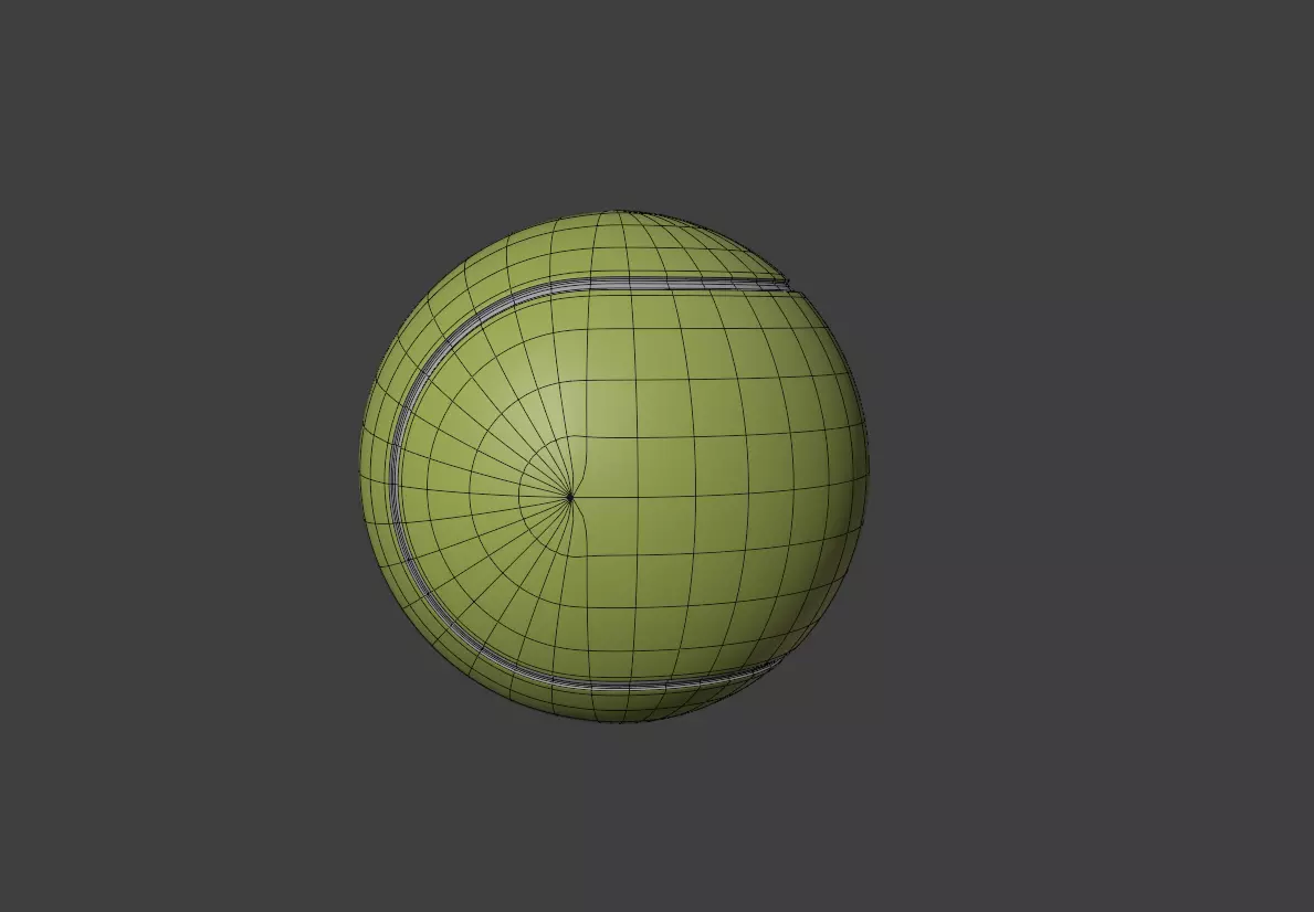 3D Tennis Ball 3D model_5