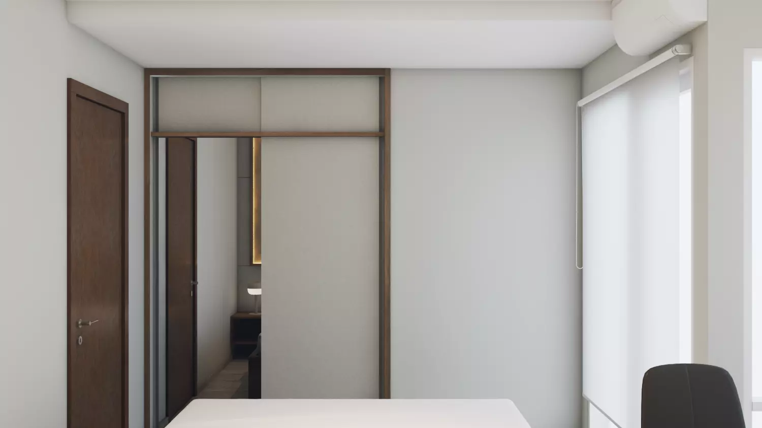 Realistic Bedroom Apartment  3D model_1