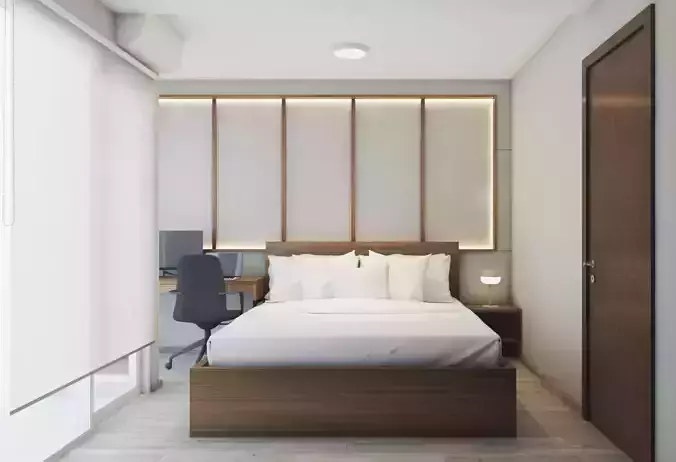 Realistic Bedroom Apartment 