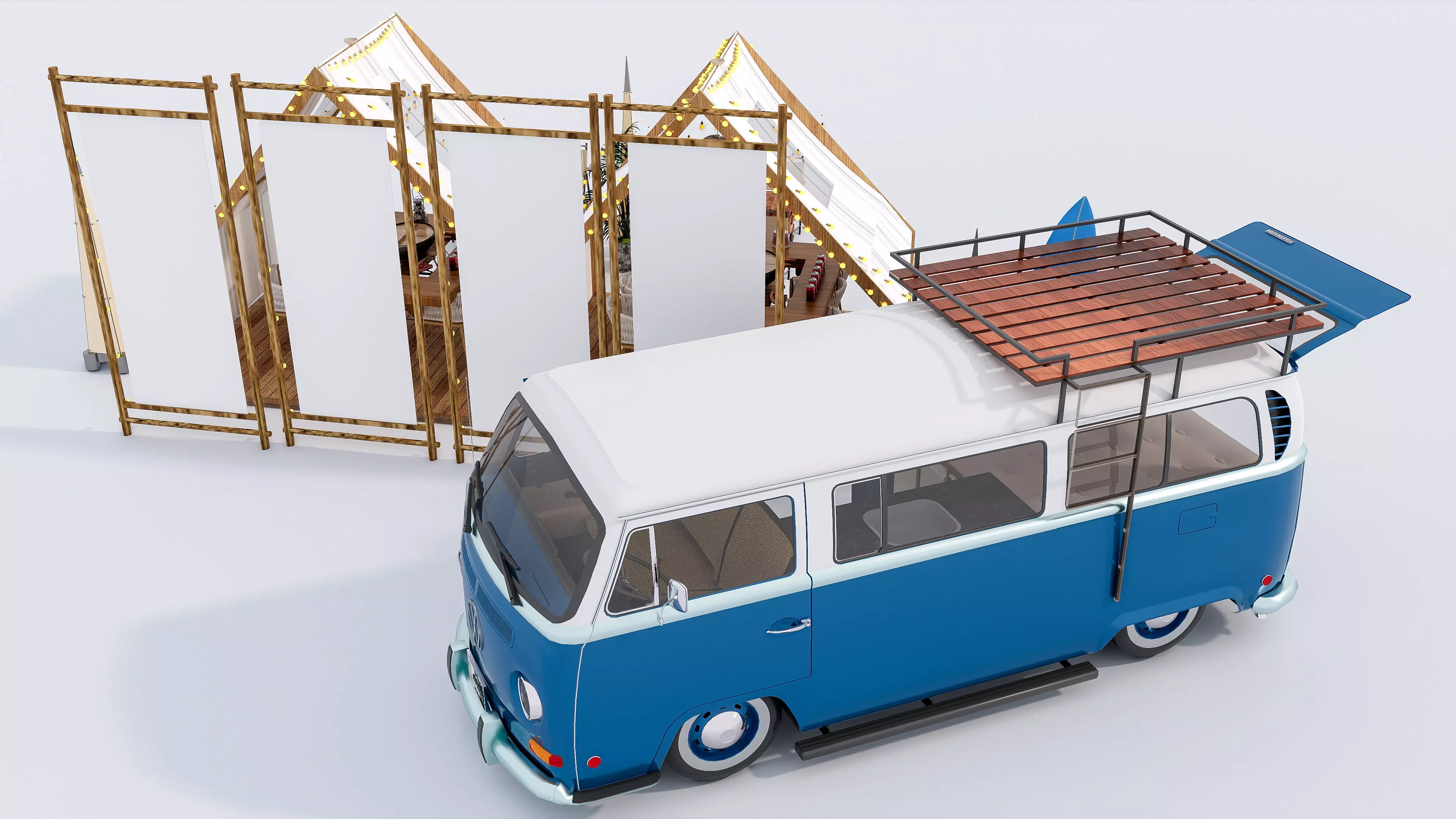 Camping Outdoor Gear pack 23 3D model_9