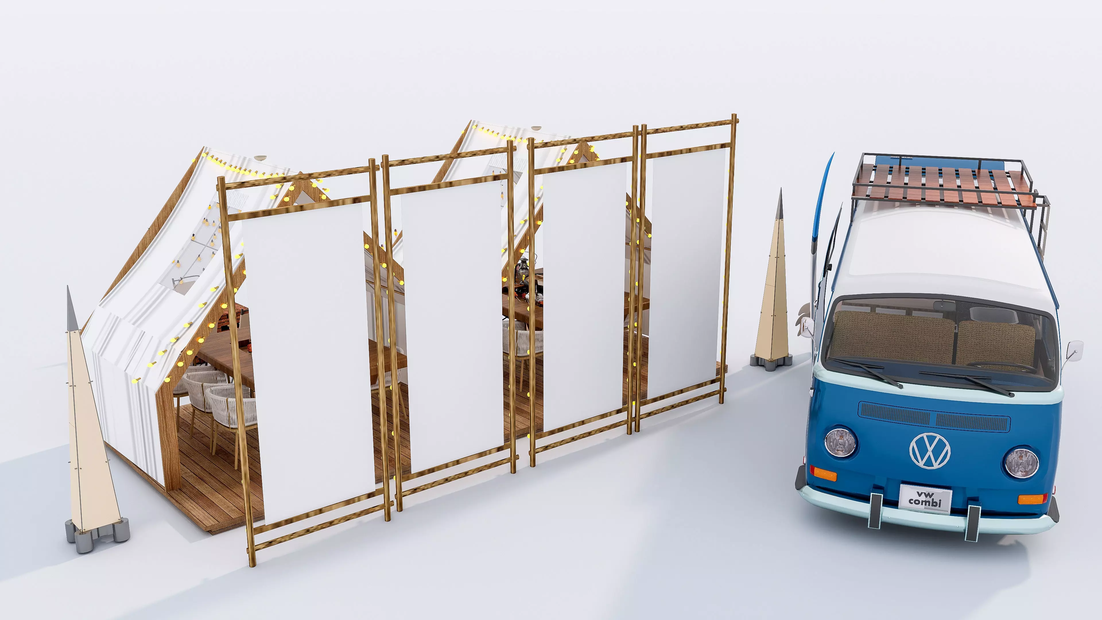 Camping Outdoor Gear pack 23 3D model_11