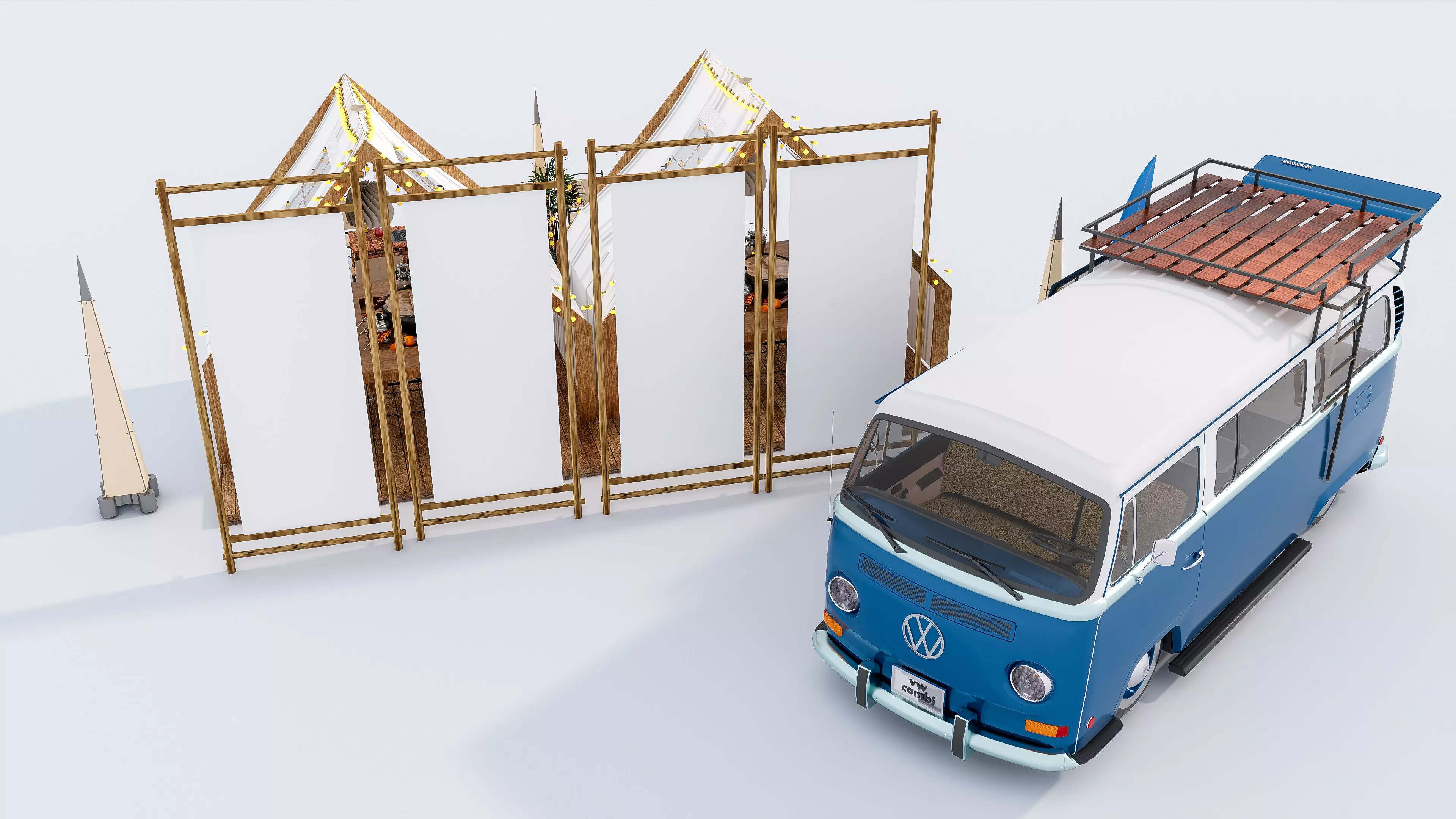 Camping Outdoor Gear pack 23 3D model_10