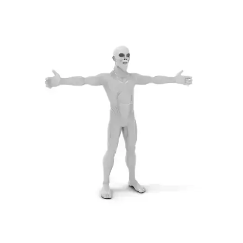 Futuristic Alien Creature model pack Low-poly 3D model