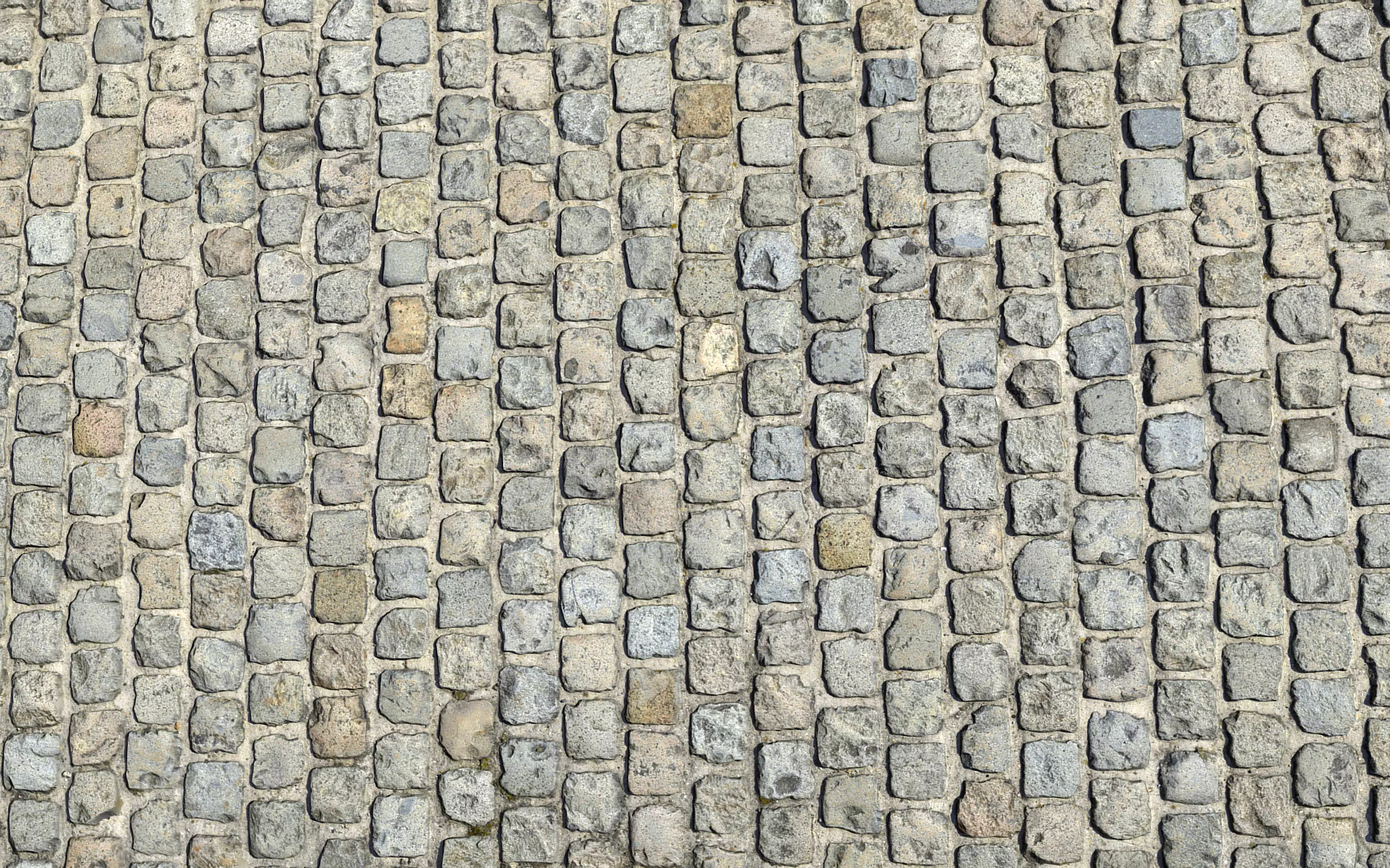Medieval Cobblestone Road Scan 3D model_4