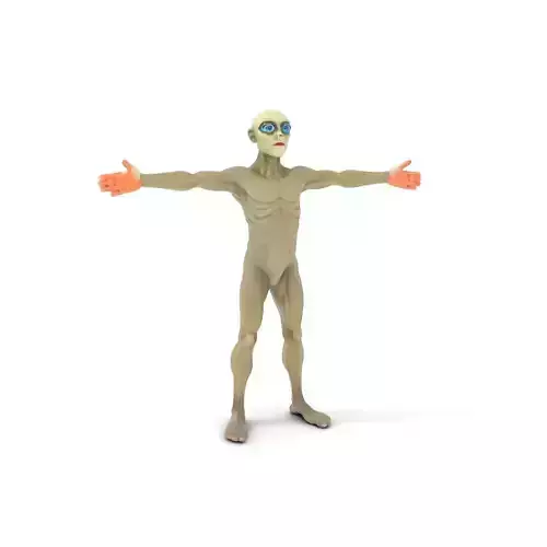 Alien Character Pose model pack