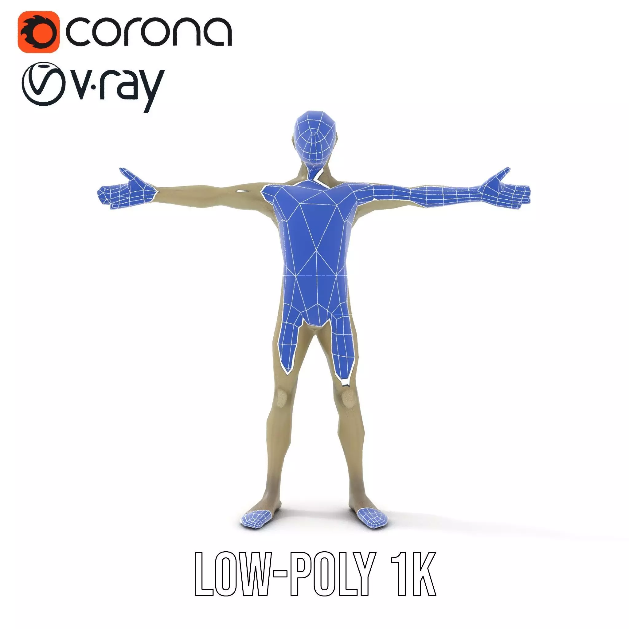 Alien Character Pose model pack Low-poly 3D model_27