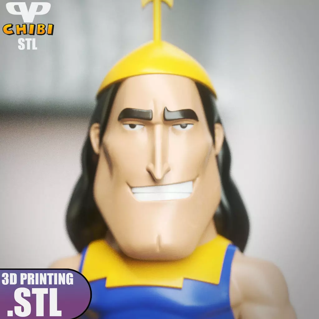 Kronk Chibi STL for 3D Printing ChibiSTL 3DXM 3D print model_1