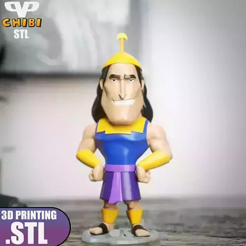 Kronk Chibi STL for 3D Printing ChibiSTL 3DXM