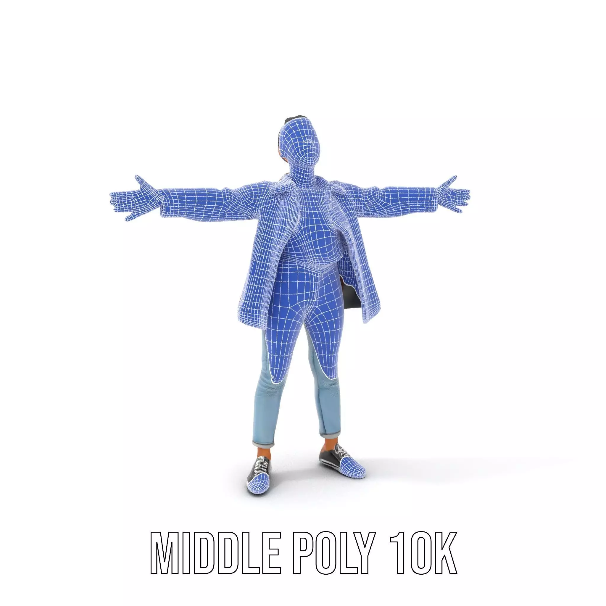 Plaid Jacket Casual model pack Low-poly 3D model_18